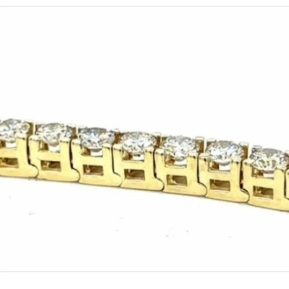 14K 7.5Carat Diamond Tennis Bracelet Stunning Bracelets